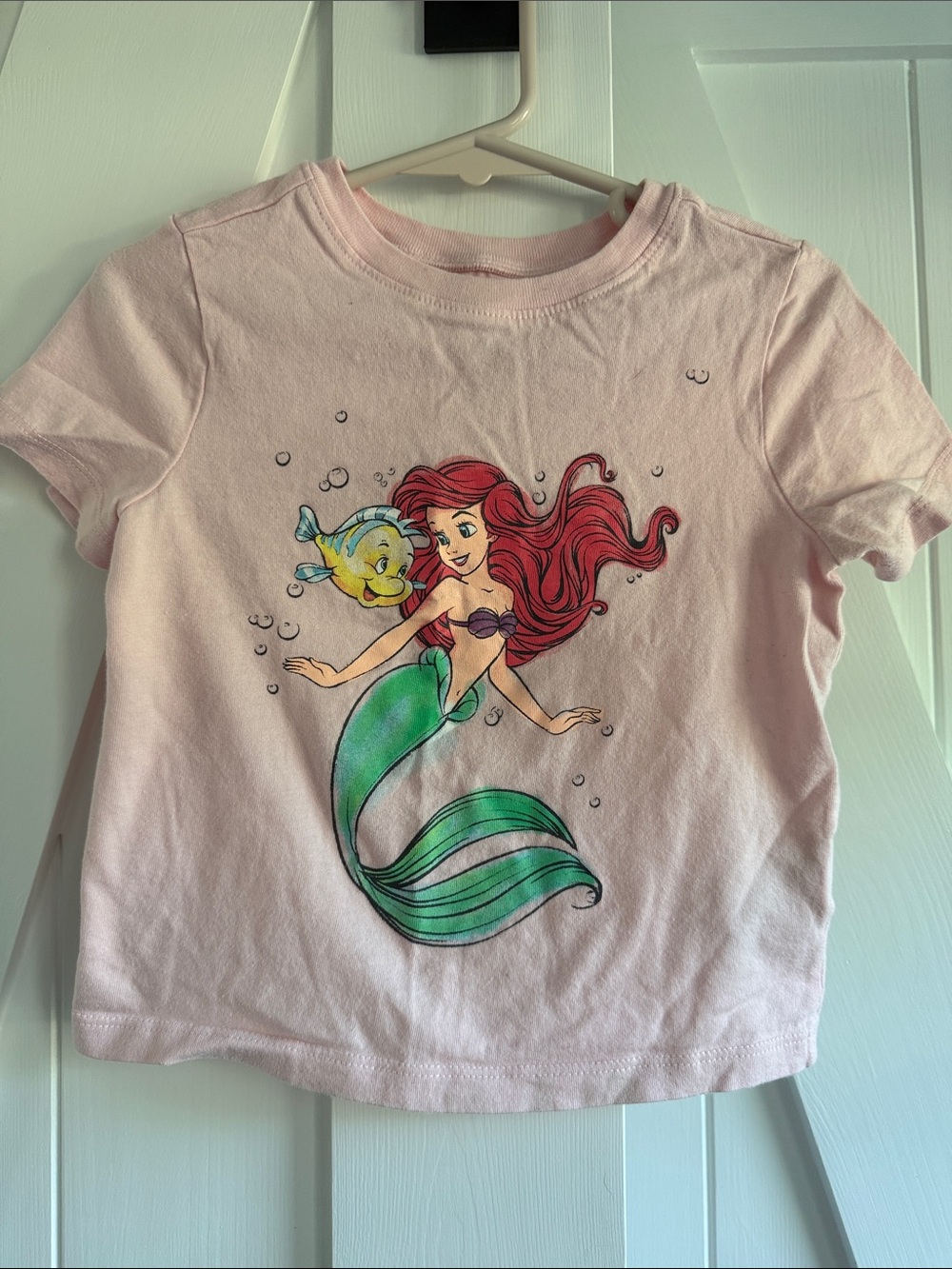 Old Navy Pink Little Mermaid Ariel Graphic Tee